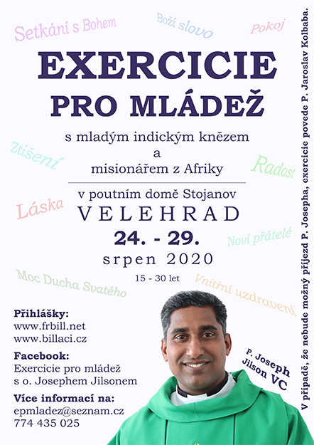 Plakát na exerciciie s Josephem Jilsonem - mládež